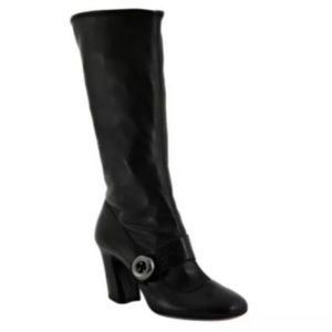 Prada Mary Jane button boots